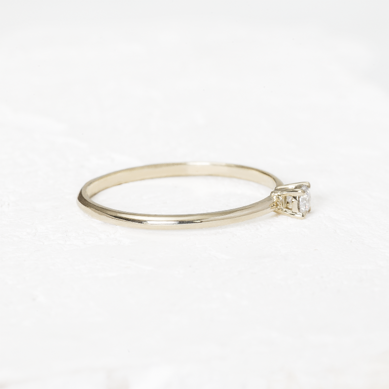 Classic Engagement Ring_14K_GODL_Diamonds_one2threejewelry2