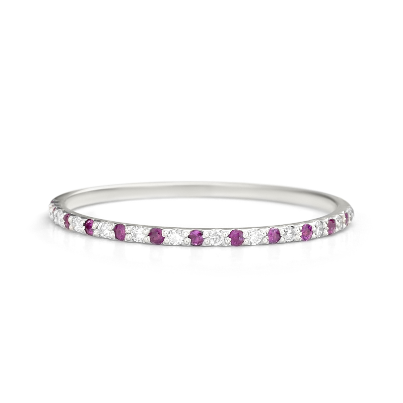 Rubies and Diamond Wedding Band23