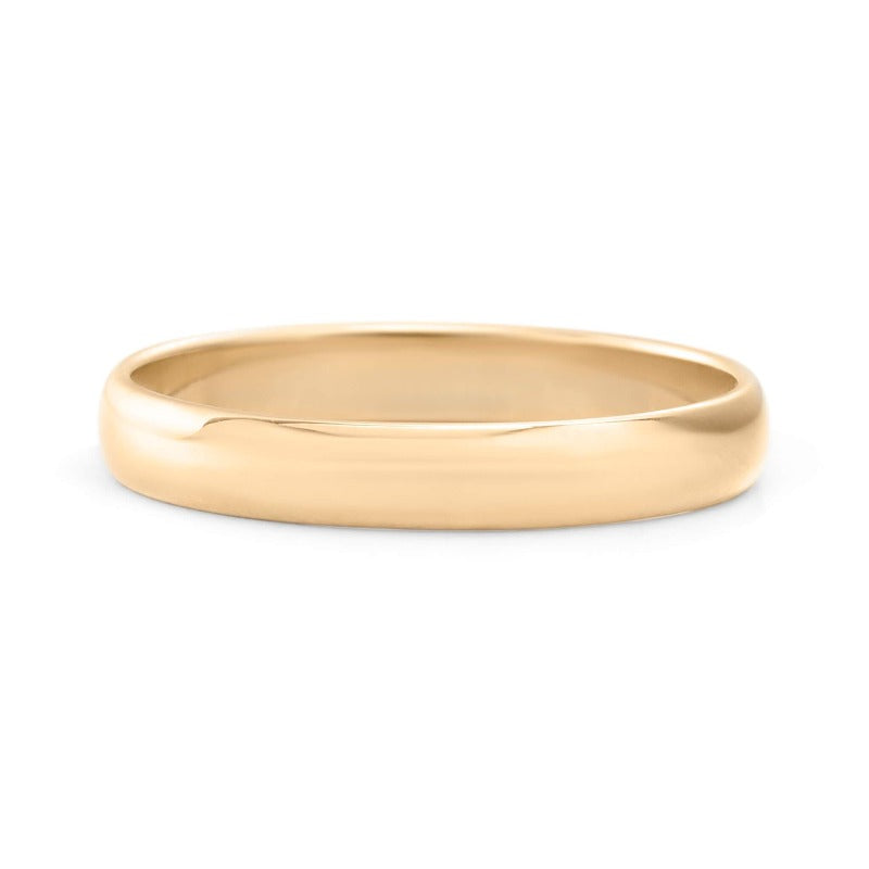 Classic Male Wedding Band_14Kgold_one2threejewelry