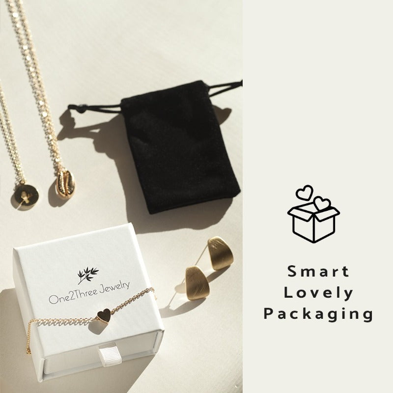 Beautiful Packaging _14K Gold Necklace_coin