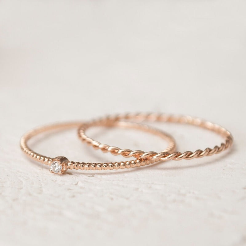 14KRose Gold Spiral Ring2