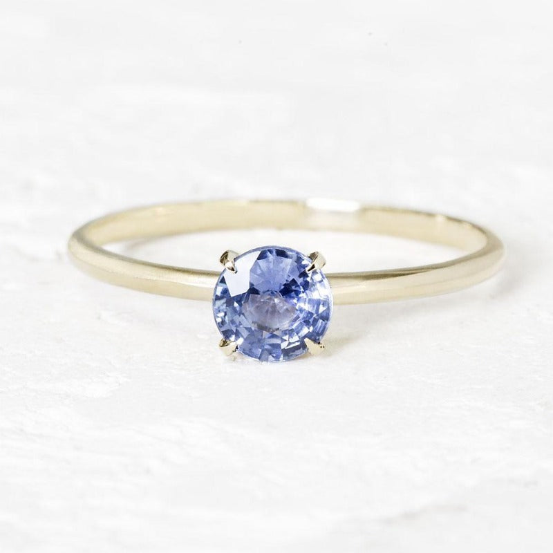 Blue Sapphire engagement ring 2 | one2threejewelry.com