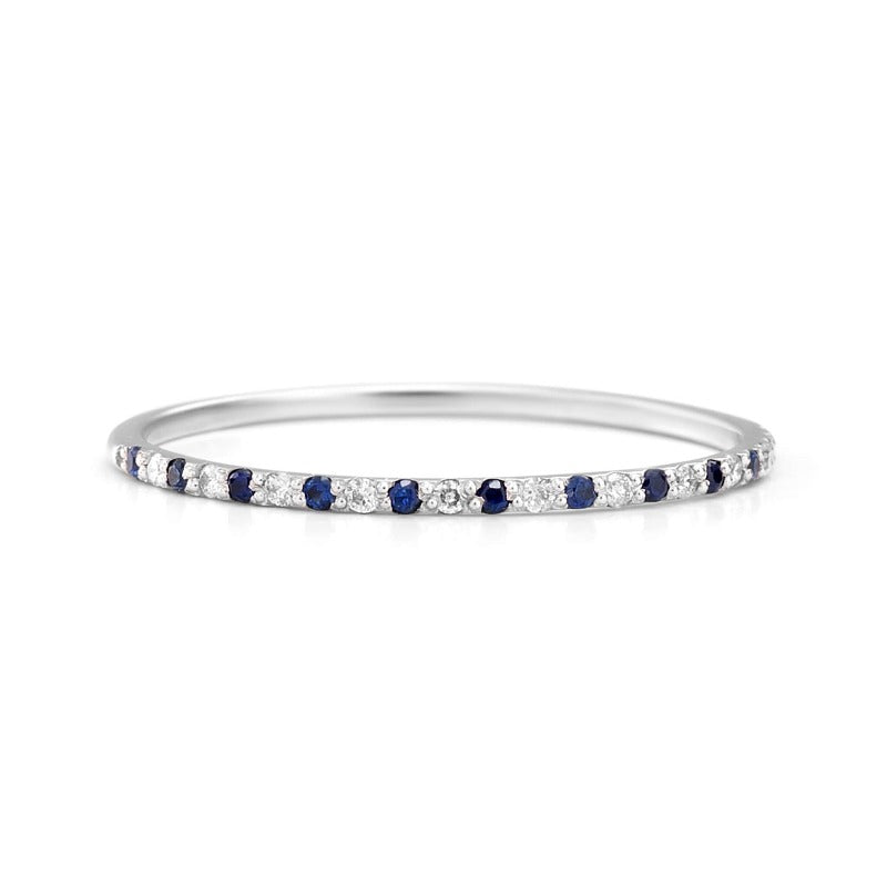 Sapphire Eternity Band