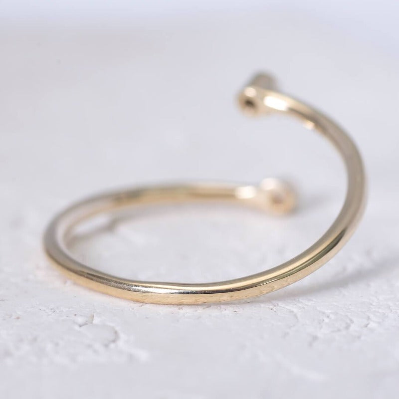 Simple Gold Ring1_14KGOLD_DIAMONDS5