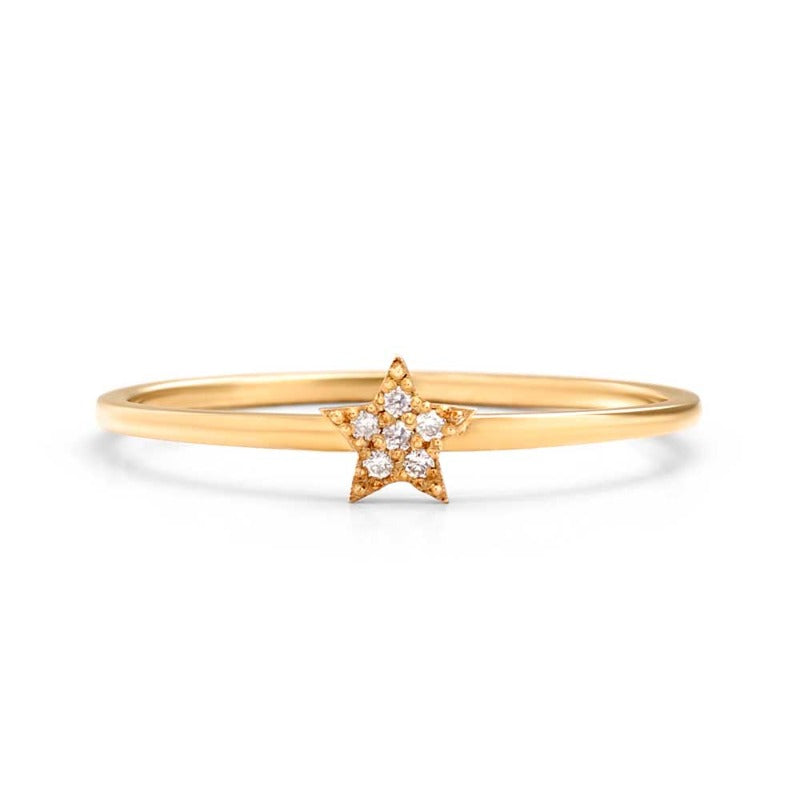 14KYellow_Gold_Star Ring_with_diamonds