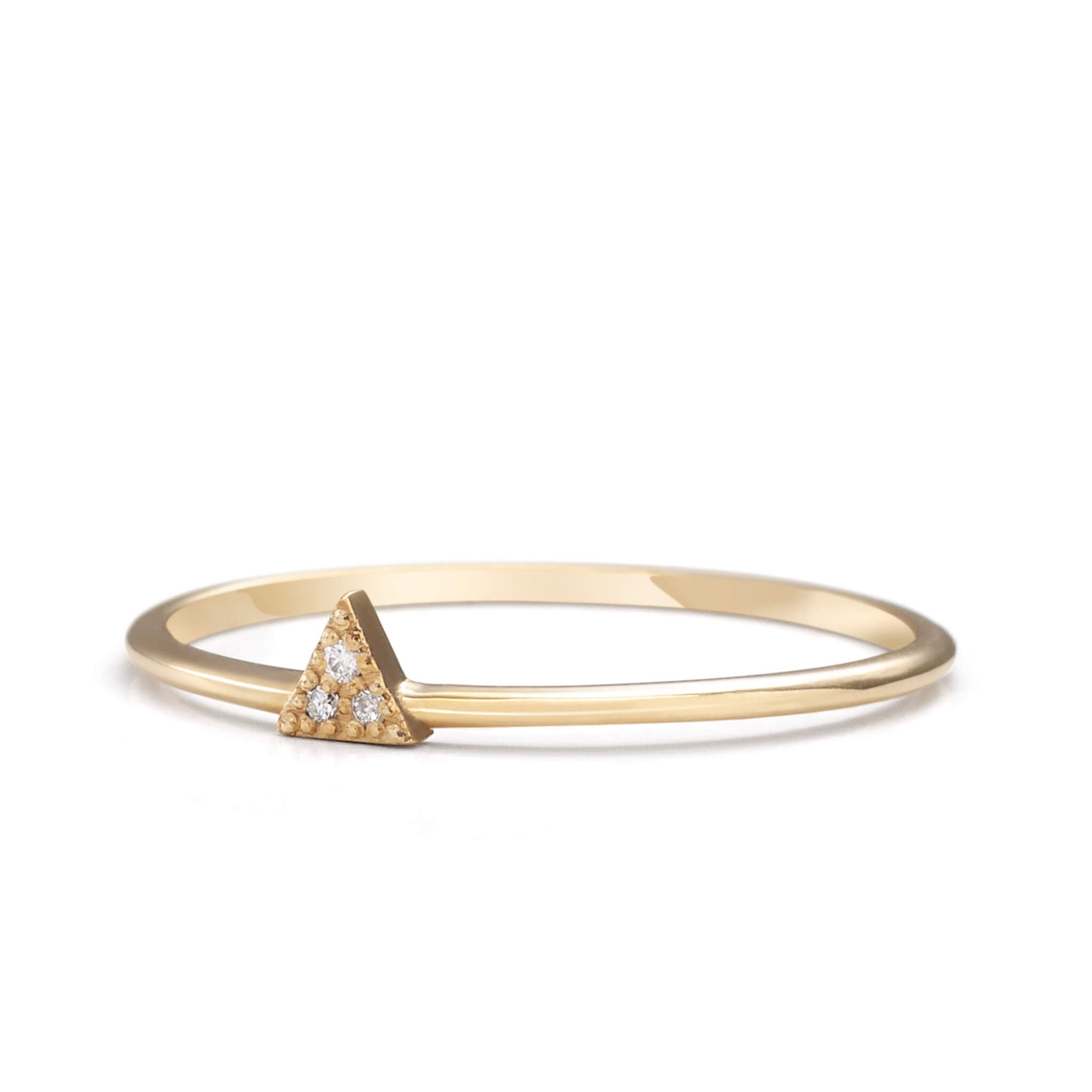 Triangle Diamond Ring