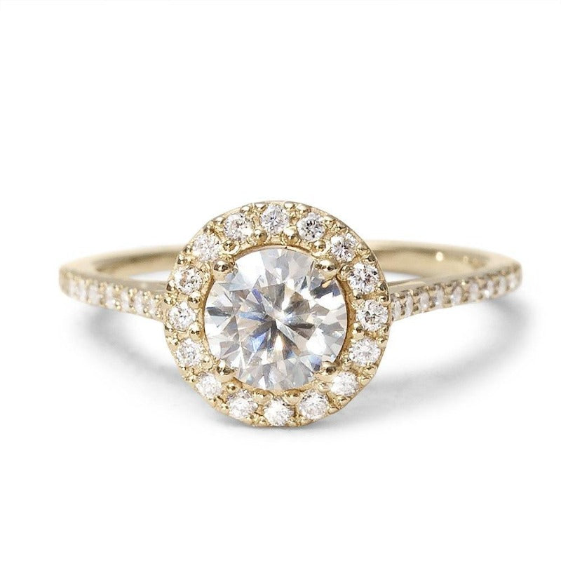 Moissanite Diamond Ring | One2ThreeJewelry.com