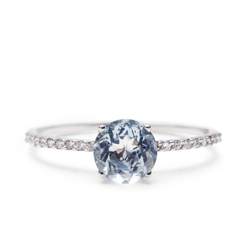 Blue_Aquamarine Ring_diamonds_14Kwhite_gold