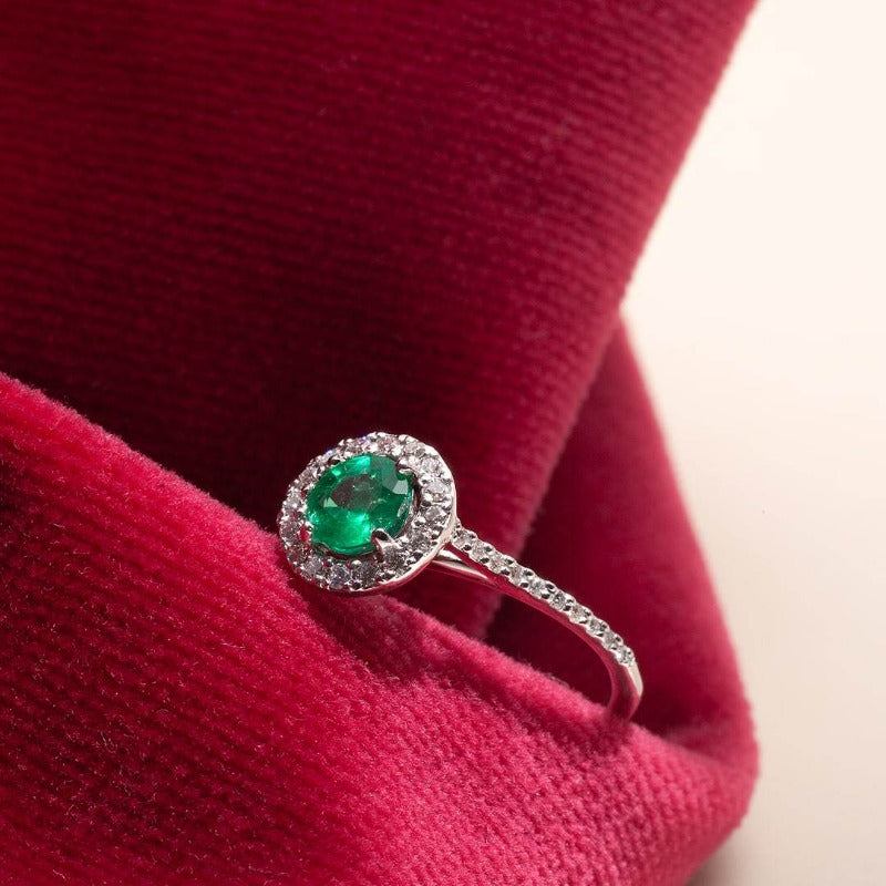 Emerald and Diamond Ring_one2threeJewelry_photo2