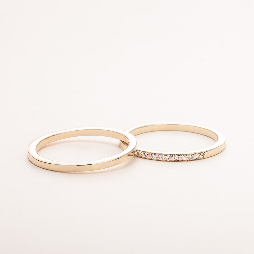 Milgrain Wedding Bands_one2threejewelry_photo2